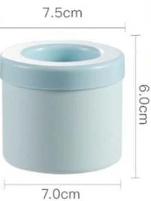 1pc Portable Silicone Ice Cube Tray, Reusable Ice Mold/Cylindrical 3D Ice Maker, Easy Release, Multi-Compartment Design, Minimalist Bucket Shape With Lid, Suitable For Making Ice Cubes, Ice Buckets And Cylindrical Ice Cups - Multicolor - View 9