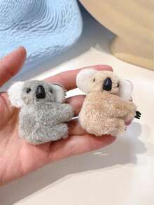 1 cái/2 cái/5 cái/bộ Kẹp tóc gấu túi 3D mini, Kẹp móng vuốt thỏ nhồi bông dễ thương, Kẹp tóc lông hoạt hình, Kẹp nhỏ bên hông, Phụ kiện tóc, Trang trí nhà cửa, Thích hợp để đeo hàng ngày, Trang trí nhà cửa, Quà tặng ngày lễ, Quà tặng dự tiệc, Quà tặng sinh nhật, Quà tặng cho mùa tựu trường và tốt nghiệp. - Nhiều màu - Xem 14