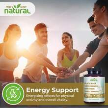 Organic Maca Root Complex Capsules – Ashwagandha, Fenugreek & Panax Ginseng Blend | Herbal Supplement For Women & Men | Daily Vitality Support - 1 chai - Xem 3