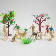 [2026 Miniature Landscaping] 18pcs Realistic Plant Fence Model Set, Miniature Landscape Handmade Accessories (Assembly/Sand Table Simulation/Scene Decoration) - Multicolor - View 5