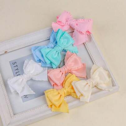 Classic Thick Ruffle Ribbon, DIY Bow Hair Accessories, High Density Wavy Edge Satin Ribbon For Clothing, Ruffle Skirt Trim