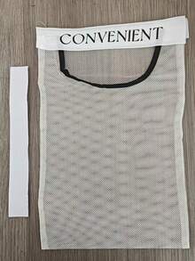 1 chiếc giá đựng túi rác nhà bếp, túi đựng túi rác bằng nhựa dung tích lớn gắn tường có khóa dán. - Màu be - Xem 11