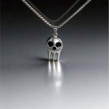 男士简约精致锁骨链，小众设计百搭项链 - 銀色 - 查看 2