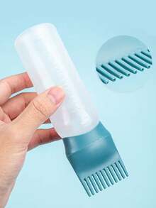Botol Aplikator Sisir Akar Rambut 4,06oz, Ideal Untuk Mengaplikasikan Minyak dan Pewarna Rambut, Dilengkapi Skala Bertingkat - MultiWarna - View 2