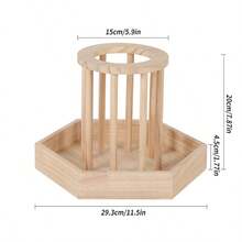 Wooden Guinea Pig Hay Feeder, Rabbit Hay Rack, Chinchilla Hay Rack, Rabbit Food Dispenser, Rabbit/Guinea Pig/Chinchilla Hay Feeder Accessories - View 15