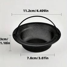Lưới lọc lỗ thoát nước bằng thép không gỉ 316, giúp giữ lại hiệu quả cặn thức ăn và mảnh vụn để ngăn ngừa tắc nghẽn, dễ dàng lắp đặt vào lỗ thoát nước bồn rửa, dụng cụ bảo vệ bồn rửa nhà bếp đa năng dùng được trong máy rửa chén. - A - Xem 2