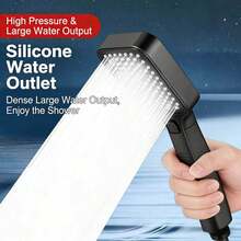 3件套高压淋浴喷头，强劲水流，享受酒店般的沐浴体验 - 增壓花灑 - 查看 6