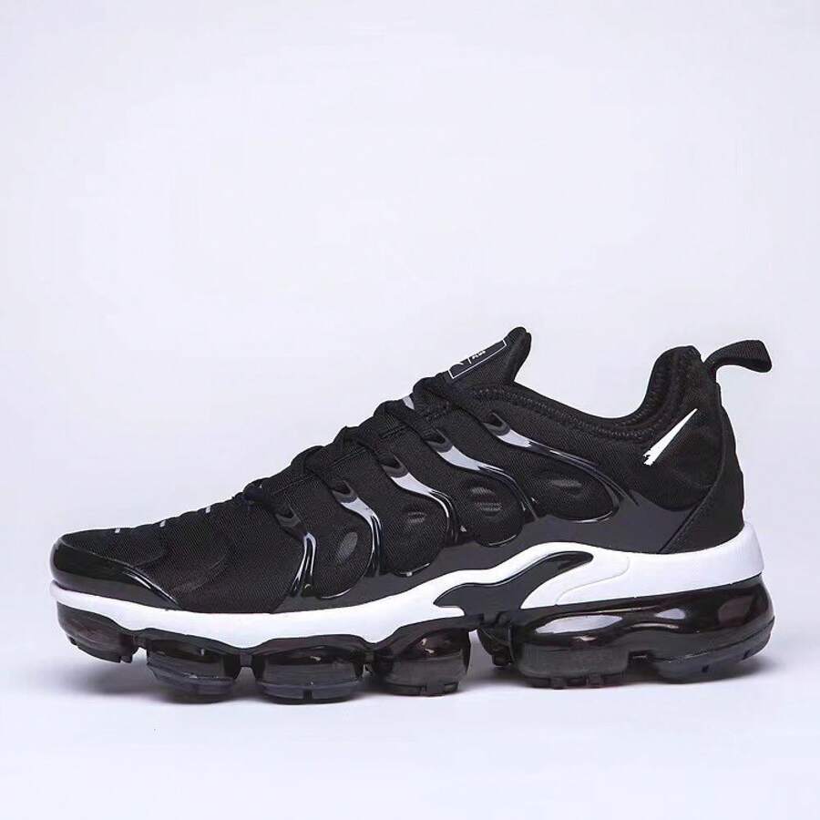 Men's Sports Shoes, Running Shoes, Light And , Comfortable - 黑與白 - 查看 1