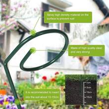 20Pcs Metal Plant Bow Stand Stake Strong Round Garden Flower Support Y Shape UK - View 3
