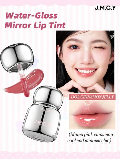 J.M.C.Y 透明唇彩，保湿，不晕染，镜面般光泽唇釉，唇部精华，学生唇膏