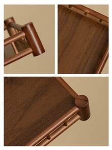 Khay gỗ óc chó có tay cầm, dùng để bày thức ăn, đồ ăn nhẹ, đồ uống, sushi, bít tết, pizza, món tráng miệng, bánh ngọt, bánh mì, khay ăn sáng, khay cà phê, khay trà, khay đồ nguội. - Màu Tím - Xem 6