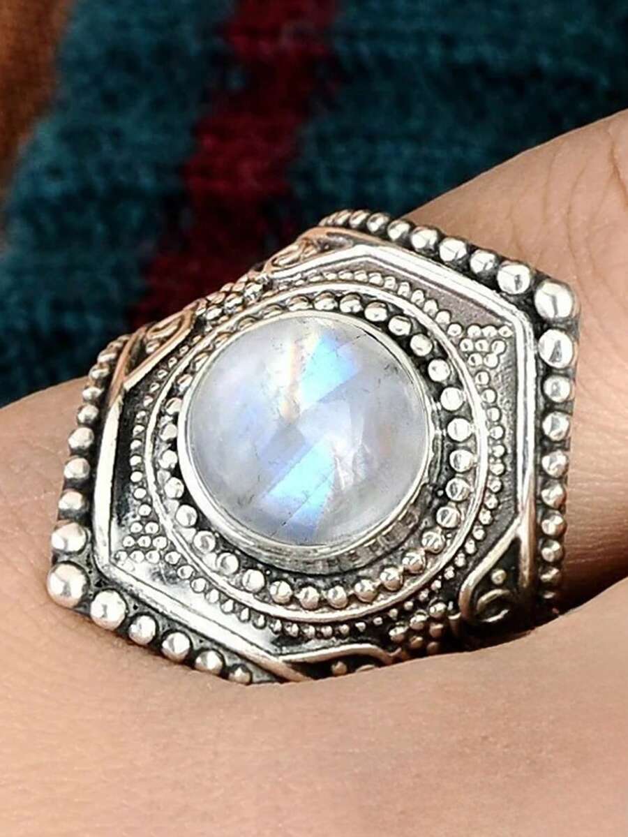 1 chiếc nhẫn thời trang dành cho nữ, thích hợp làm quà tặng đám cưới, lễ đính hôn, tiệc tùng hoặc ngày Valentine. - 1 # - Xem 1