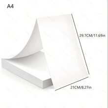 Papel térmico A4, papel para impresora térmica para impresora portátil, compatible con M08F-Letter, M08F M832, M833, M834, M835 M836 - Ver 7