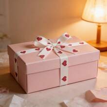 30 thước ruy băng grosgrain hình trái tim pixel đỏ nền trắng, rộng 1.3cm, ruy băng trang trí phong cách pixel cổ điển, thích hợp để gói quà Valentine, làm thiệp thủ công, sổ lưu niệm, thiệp mời đám cưới, trang trí hộp đựng, phụ kiện tóc DIY - nhiều màu - Xem 2
