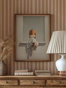 1 件无框阅读主题墙面装饰画，简约风格，适合作为礼物送给图书馆、爱书人士，营造多巴胺氛围，装饰阅读空间，书籍图案，卧室艺术品 - 抽象A款 - 查看 1