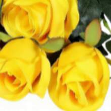 Valentinstags-Geschenkblumen, künstliche Rosen, hochwertige künstliche Rosen, geeignet für Heimdekoration, Raumdekoration, Tischdekoration, Hochzeitsdekoration, Brautstrauß, Handgelenkblumen, Bouquet-Herstellung. Geeignet für Zuhause, Esszimmer, Schlafzimmer, Vase Dekorationssträuße. - Gelb - Übersicht 5