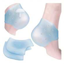 2/4/6pcs Heel Gel Protectors, Heel Cup Gel Protection Sleeves, Unisex Heel Pads, Softening Skin Silicone Heel Protectors, Gel Protection Pads, Protect Your Feet Outdoors - Quantity - View 6