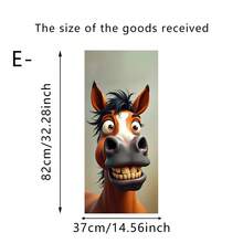 1/6pcs Funny Animal Trash Can Sticker Self Adhesive Chicken Cat Monkey Pattern Decal For Outdoor Bin Kitchen Dustbin Decor Waterproof - Trash Can Stickers - View 9