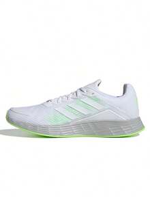 Adidas 阿迪达斯男子新款休闲舒适轻便跑步鞋 H04625 - 白綠色 - 查看 1