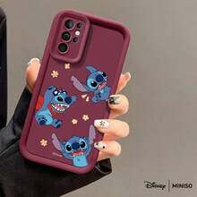 MINISO Disney Stitch Multifaceted TPU Phone Case, Superhero And Happy Designs Suitable For Samsung S26 Ultra/S26 Edge/S26 Plus/S26/S25 Ultra/S25 Plus/S25/S25FE/S25Edge/S24Ultra/S24Plus/S24/S24FE/S23FE/S23Ultra/S23Plus/S23/S22Ultra/S22Plus/S22/S21Ultra/S21Plus/S21/A15/A16/A17/A23/A24/A25/A26/A33/A34/A35/A36/A52/A53/A54/A55/A56/A71/A72/A73, Christmas Gift For Girlfriend - Pink - View 4