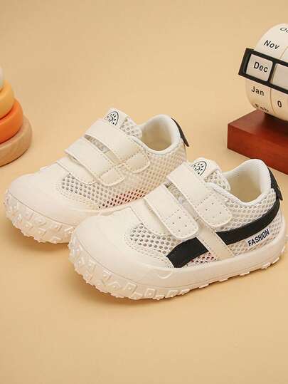 Giày thể thao thường ngày cho trẻ sơ sinh, giày đế cao su, giày tập đi cho bé, giày chạy bộ, phù hợp cho mọi mùa, thiết kế phối màu.