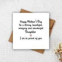 Fun Mother's Day Cards, Mother's Day Card For Daughter, Daughter Mothers Day Card From Mum Dad Or Parents - Multicolor - View 9