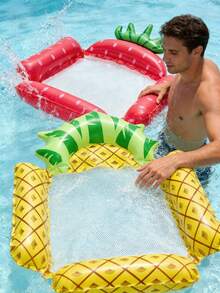 1/2pcs Inflatable Fruit-Shaped Floating Lounger, Adult Summer Pool & Beach Party Accessory, Perfect Summer Gift, Multifunctional Floating Pool Lounge Chair For Adult Vacation Fun And Relaxation, Pool Inflatable, Beach Essentials, Pool Float - Multicolor - View 20