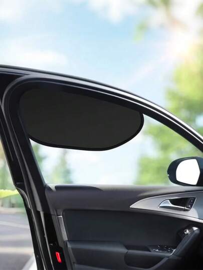 汽车侧窗遮阳帘（驾驶员座椅专用） - 静电吸附式防紫外线汽车遮阳板，隔热防眩光夏季车窗遮阳帘