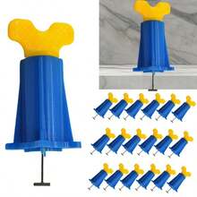 130PCS Tile Leveling System Kit Reusable Tile Spacer Wall Floor Clips Tools UK - B - View 5