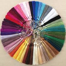 50 Piezas/Bolsa Flecos de borla de 13cm Adorno de flecos para coser accesorios de cortinas Decoración de boda DIY - 50 borlas - Ver 1
