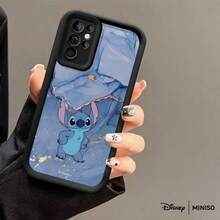 Miniso 名创优品迪士尼史迪奇蓝色大理石纹TPU手机壳，优雅卡通保护套，适用于三星S26 Ultra/S26 Edge/S26 Plus/S26/S25 Ultra/S25 Plus/S25/S25FE/S25Edge/S24 Ultra/S24 Plus/S24/S24FE/S23FE/S23 Ultra/S23 Plus/S23/S22 Ultra/S22 Plus/S22/S21 Ultra/S21 Plus/S21/A15/A16/A17/A23/A24/A25/A26/A33/A34/A35/A36/A52/A53/A54/A55/A56/A71/A72/A73/圣诞礼物/女朋友 - 粉色 - 查看 2