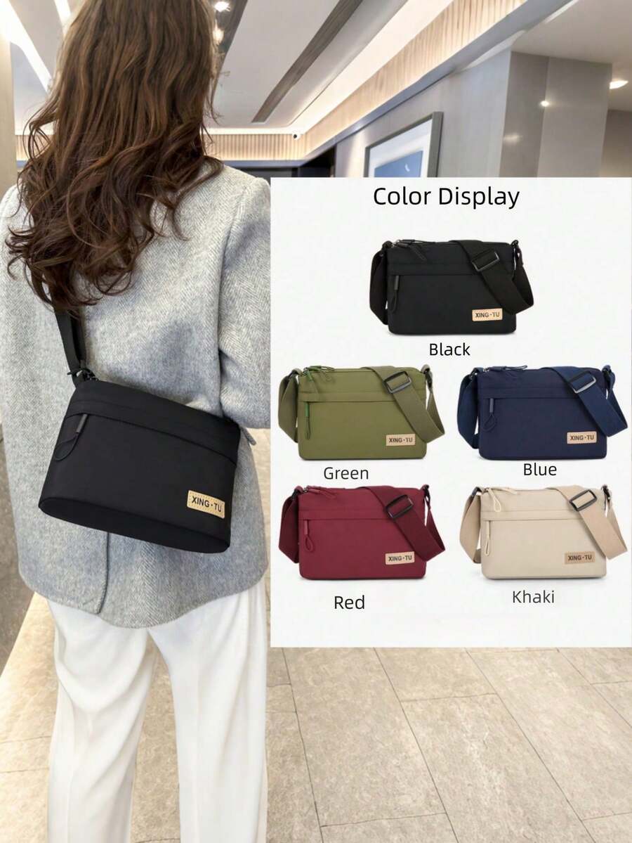 2026 minimalistische einfarbige Damen Kleine Quadratische Tasche, Mehrkammer Casual Tragbare Umhängetasche, Mode vielseitige Damen Schultertasche, geeignet für täglichen Pendlerverkehr, Einkaufen, Münzen & Handy Aufbewahrung, praktisches Geschenk für Mutter und Freunde
