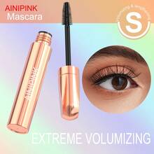 AINIPINK Volumizing Lengthening Mascara - 1pcs & 2pcs  Black, Waterproof Smudge-Proof Long-Lasting Formula, Clump-Free Precision Brush For Bold Lashes, Buildable Volume & Length For Natural To Glam Looks, Cruelty-Free Vegan-Friendly - Black - View 9