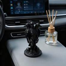 哥特式骷髅装饰（双头乌鸦） - 独特的万圣节装饰品，适合室内/室外装饰，无需用电 - 1PC - 查看 22