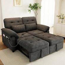 Sofas & Couches - Gray + Chenille + 2 Seat - View 3