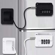 2pcs New Digital Password Limit Positioning Combination Lock Baby Safety Children Protection Sliding Closet Window Safety Fridge Lock - Multicolor - View 1