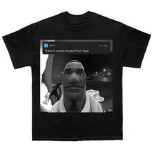 Default With Motion Meme  T-Shirt - , Meme Shirt, Funny Shirt, V - Black - View 1