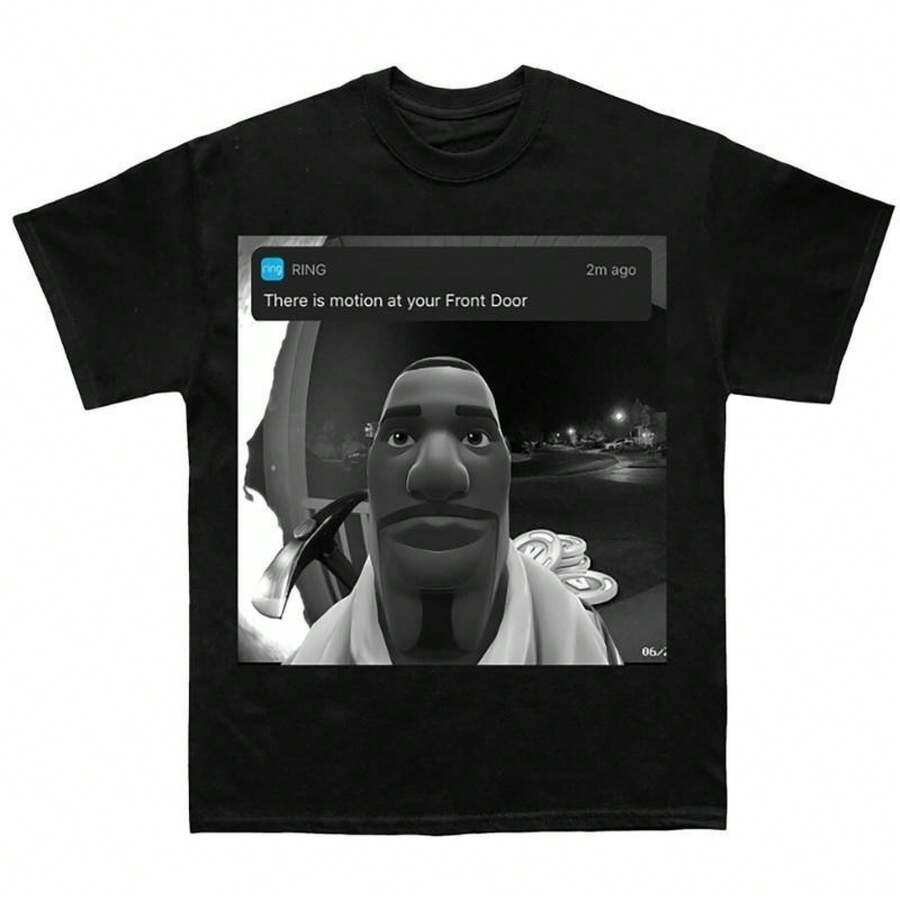 Default With Motion Meme  T-Shirt - , Meme Shirt, Funny Shirt, V - Black - View 1