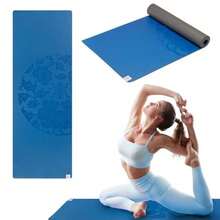 Gaiam Sol Tapete para Yoga de Agarre en seco 5 mm - Azul - Ver 1