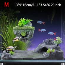 水族箱景观漂浮石装饰，人造装饰漂浮石景观，模拟岩石躲藏洞穴 - A - 查看 6
