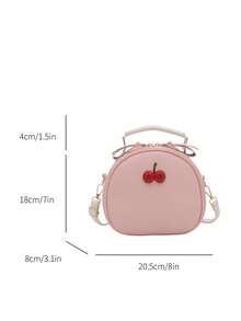 一款可爱、简约、百搭、适合日常使用的现代风格斜挎包，2026 年新款女包。 - 粉色 - 查看 3