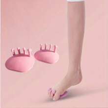CS Arch Support Trainer, Toe Alignment Device - Pink, Sky Blue, Purple, TPE Material. Foot Fitness Equipment For Gym, Used For Balance And Stability Training, Strengthening Calf And Leg Muscles, Unisex Leg Shaping Design, Foot Bottom Exerciser, Gym, Christmas, Personalized Gift - Multicolor - View 1