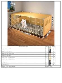 Lồng chó nhỏ, thích hợp cho chó Pomeranian, Teddy, Bichon Frise, nhà ấm áp cho thú cưng với hộp vệ sinh có thể tháo rời, phù hợp cho chó cỡ trung và chó con vào mùa thu/đông. - Nhiều màu - Xem 18