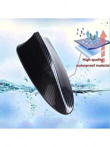 1 chiếc ăng-ten vây cá mập kiểu xe đua, trang trí nóc xe kèm vòng đệm cao su, bề mặt sợi carbon đen, phù hợp với các dòng xe hiện đại và cổ điển, nhiều màu sắc để lựa chọn. - vây cá mập - Xem 5