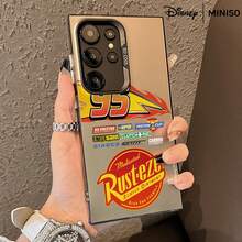 Miniso 名创优品迪士尼汽车总动员闪电麦昆95锈蚀镜面手机壳，赛车主题，适用于三星S26 Ultra/S26 Edge/S26 Plus/S26/S25 Ultra/S25 Plus/S25/S25FE/S25Edge/S24 Ultra/S24 Plus/S24/S24FE/S23FE/S23 Ultra/S23 Plus/S23/S22 Ultra/S22 Plus/S22/A15/A16/A17/A35/A36/A54/A55/A56/，圣诞礼物，送给女朋友的理想之选。 - 黑色 - 查看 7