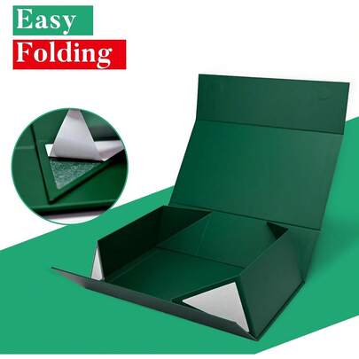 Gift Box 13.5''x10''x4'' Large Valentines Box With Magnetic Lids Black Gift Boxes For Groomsman Proposal Presents Includes Card, Ribbon, Filler Birthday