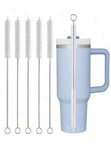 Cọ vệ sinh ống hút có cán dài, đường kính cực rộng, cọ vệ sinh ống hút siêu dài dùng cho cốc uống nước, bình nước và ống hút. - Nhiều màu - Xem 1