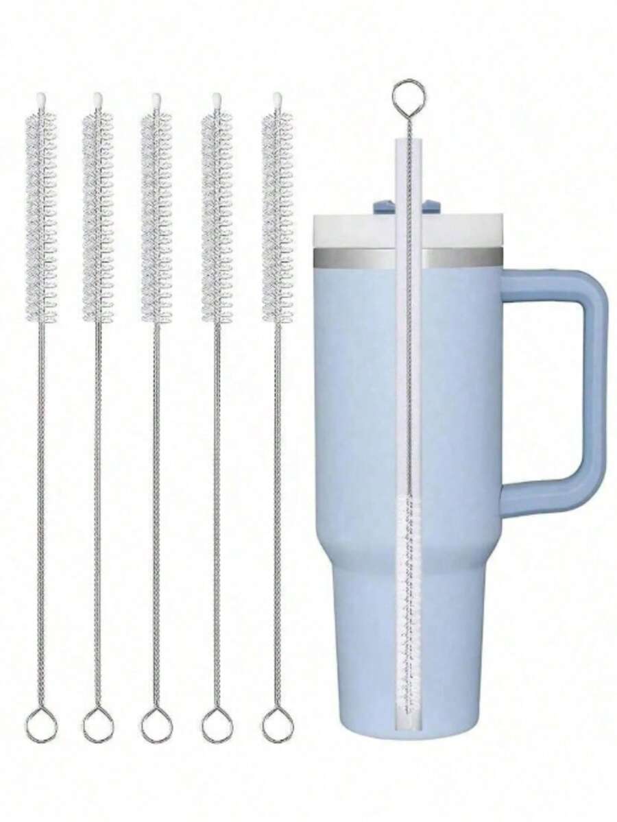 Cọ vệ sinh ống hút có cán dài, đường kính cực rộng, cọ vệ sinh ống hút siêu dài dùng cho cốc uống nước, bình nước và ống hút. - Nhiều màu - Xem 1