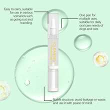 宠物牙齿清洁笔，温和去除牙垢和牙渍，清新口气，呵护口腔健康 - 彩色 - 查看 6