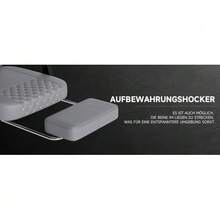 PVC Leather Gaming Chair, Gaming Chair With Massage Pedals, Ergonomic Computer Chair, Gaming Chair, Office Chair, 150 Kg Load Capacity, Grey - Grey - View 4